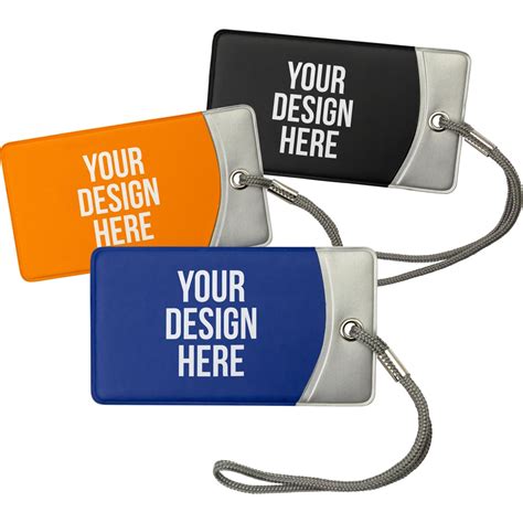 promotional luggage tags no minimum.